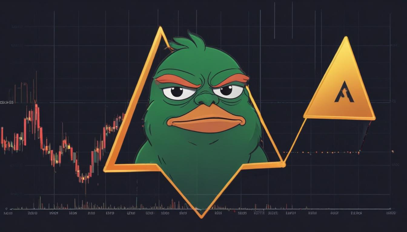 PEPE Coin on the Brink: Bearish Triangle Formation Raises Red Flags | Cryptodamus.io