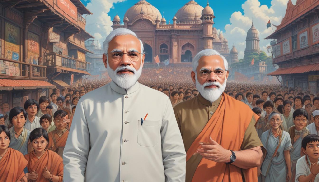 AI Meets Art: Modi's Ghibli-Style Campaign Shakes Up Indian Politics! ✨🗳️ | Cryptodamus.io