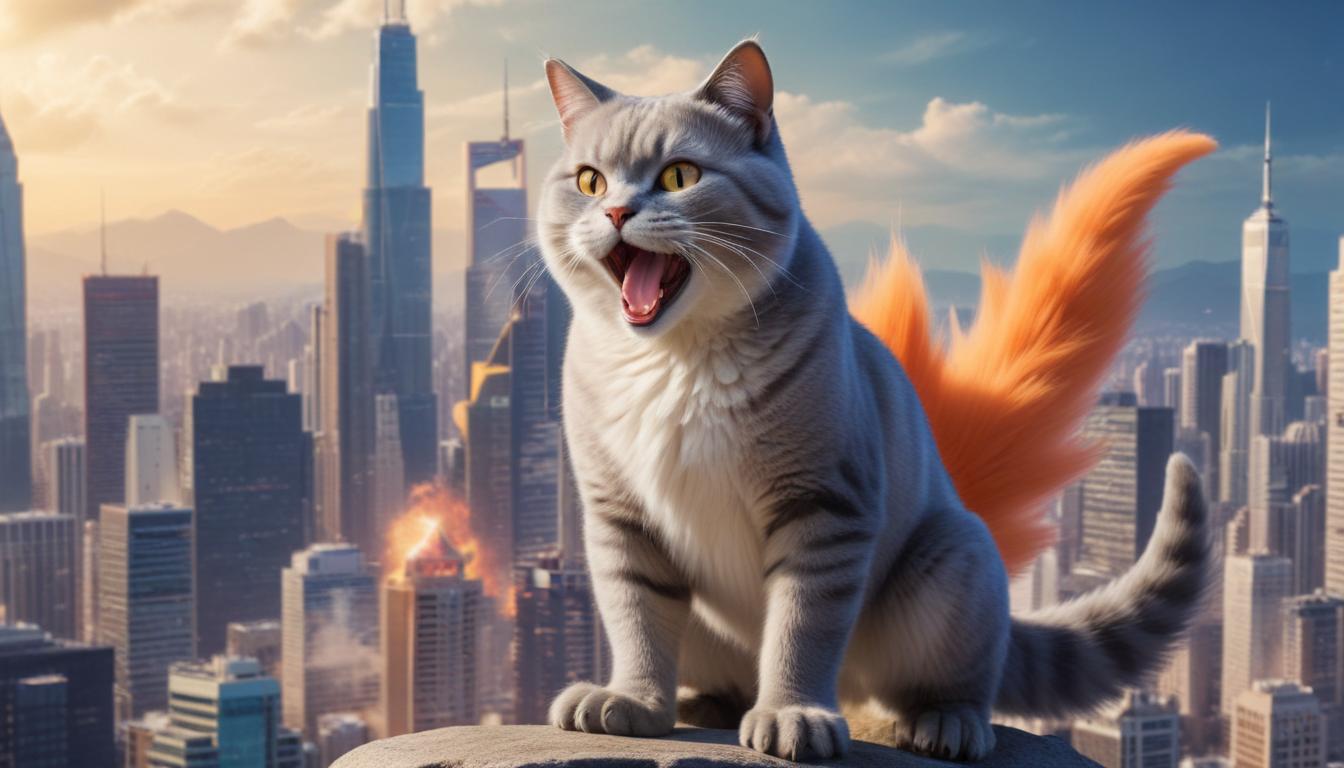 Взрывной рост Catzilla! Прогнозируется рост на 700% - Новый POPCAT? | Cryptodamus.io