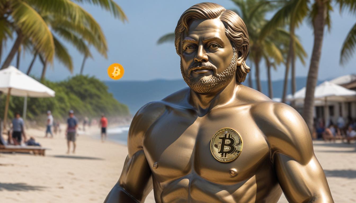El Salvador's Bold Bitcoin Bet: Unveiling the Satoshi Statue at Bitcoin Beach! Is it genius or folly? | Cryptodamus.io