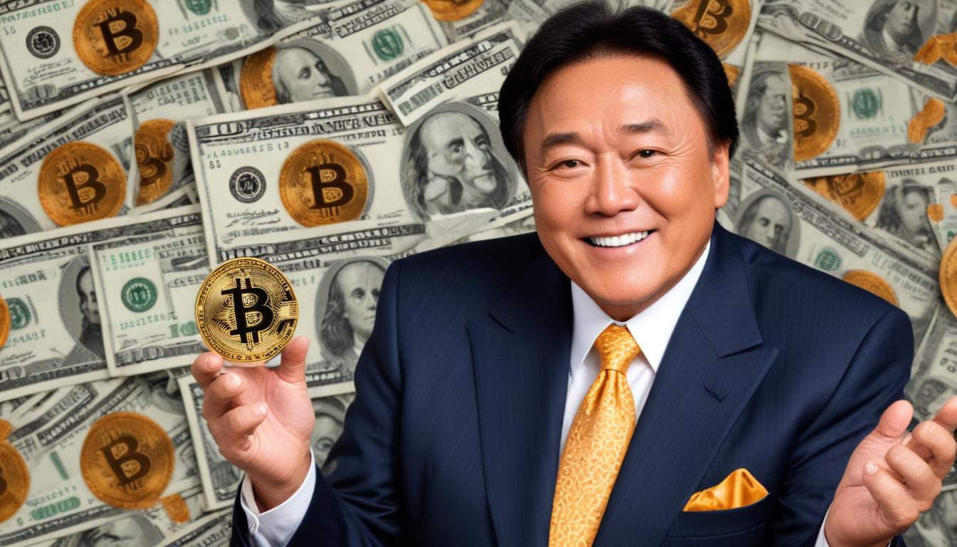 Kiyosaki's Bitcoin Bombshell: Is the US Dollar Doomed?  Find Out! | Cryptodamus.io