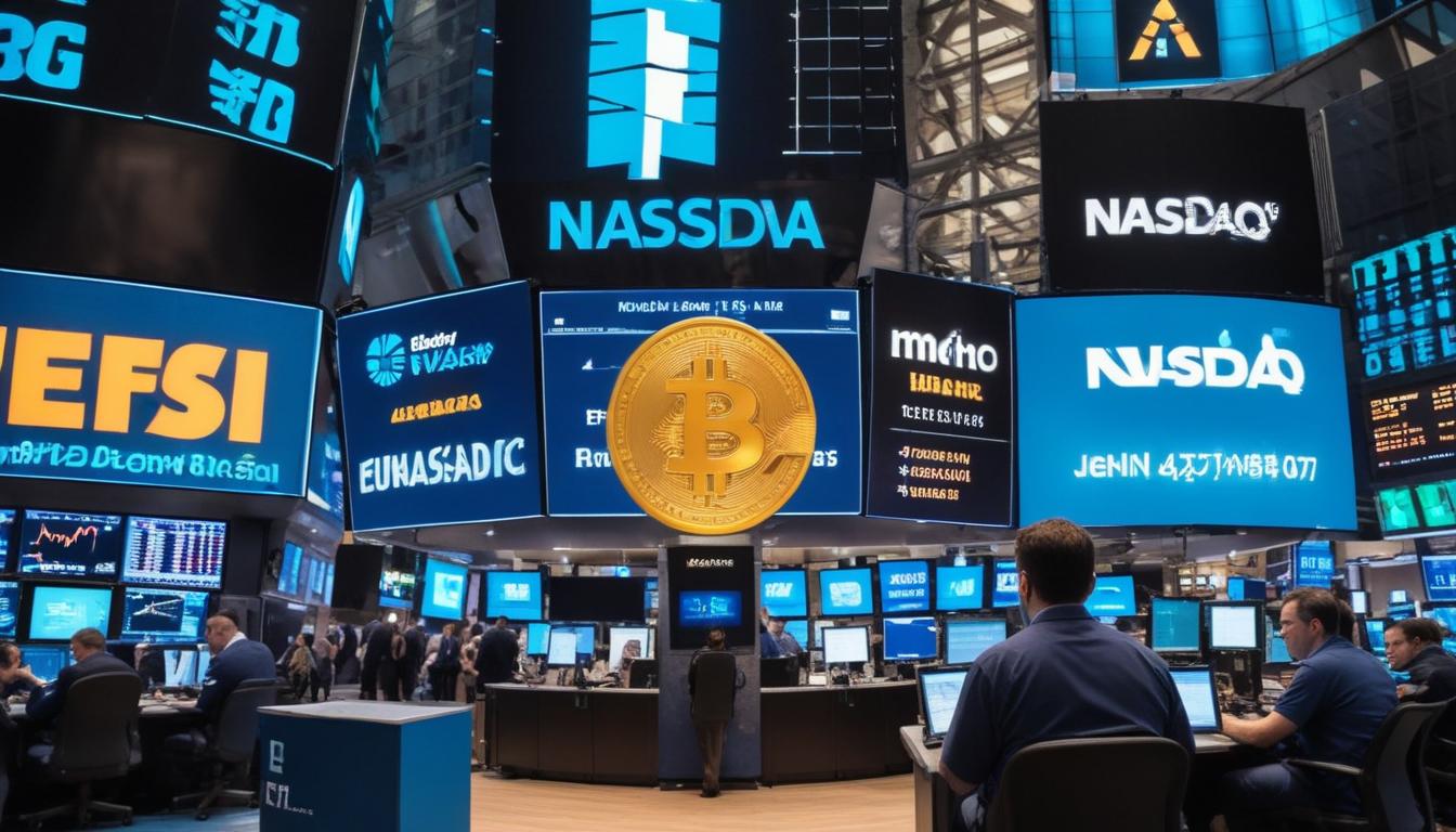 Круглосуточная торговля Nasdaq: взлет крипты и Bitcoin ETF? | Cryptodamus.io