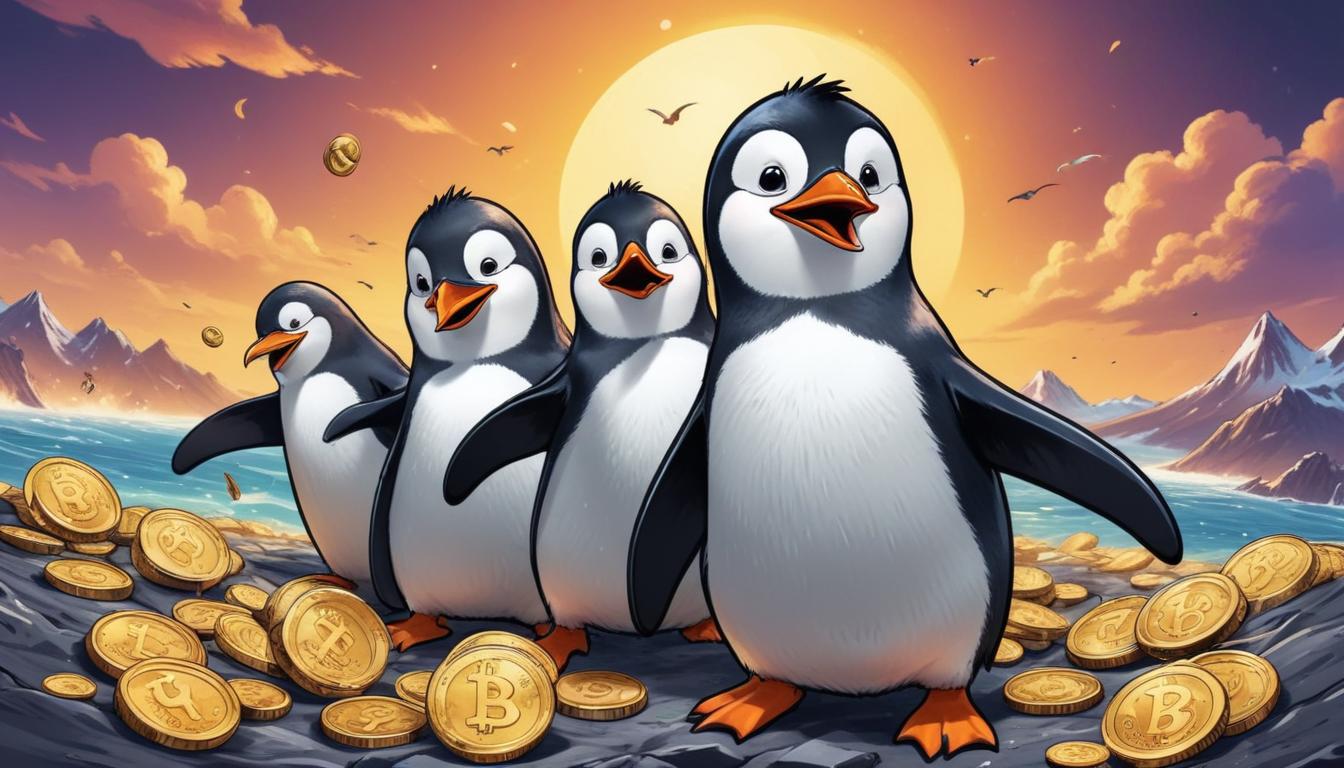 PENGU Coin's Wild Ride: 870% Surge & 54% Crash! Meme Coin Volatility Explained | Cryptodamus.io