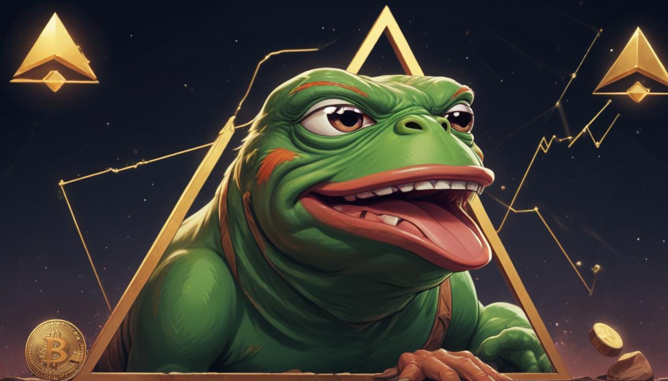 PEPE's Next Move: Decoding the Symmetrical Triangle Breakout! | Cryptodamus.io