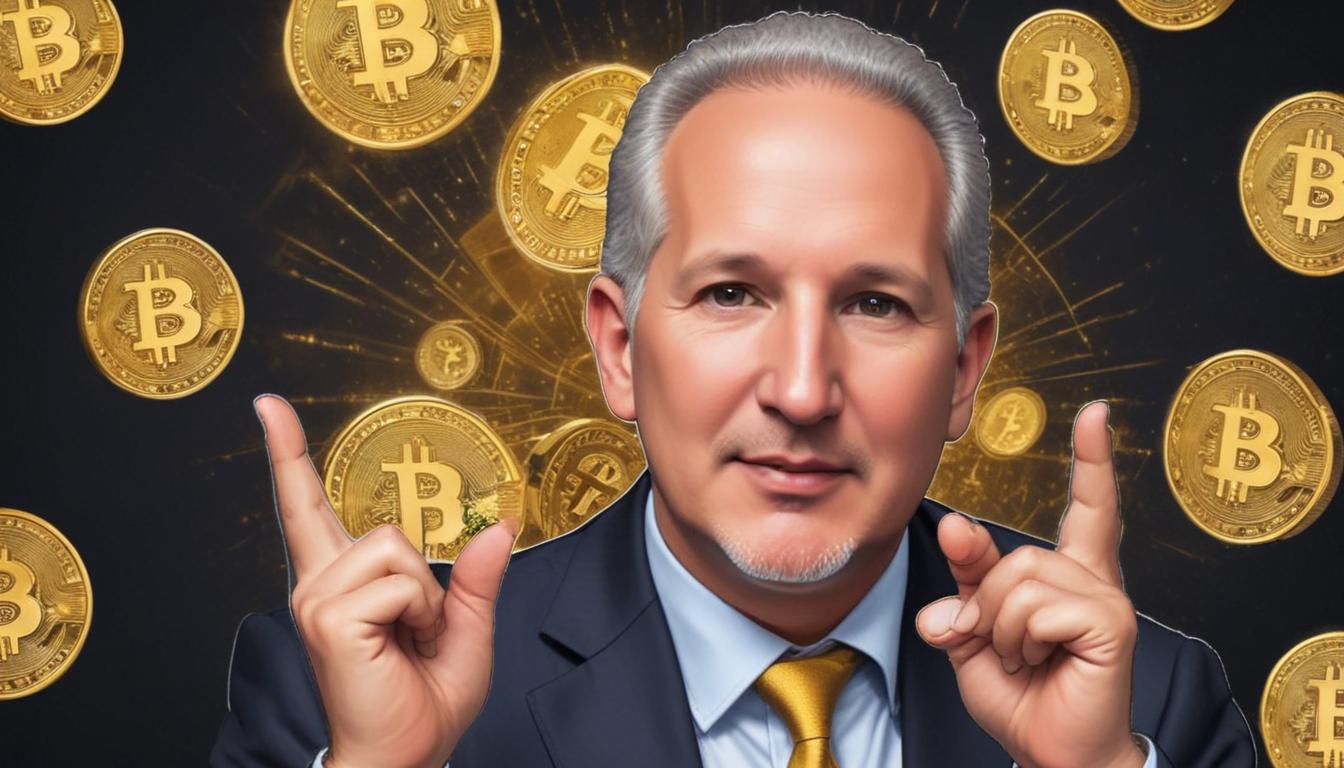 Peter Schiff's SHOCKING Bitcoin Donation Drive: Gold Bug's Secret Revealed! | Cryptodamus.io