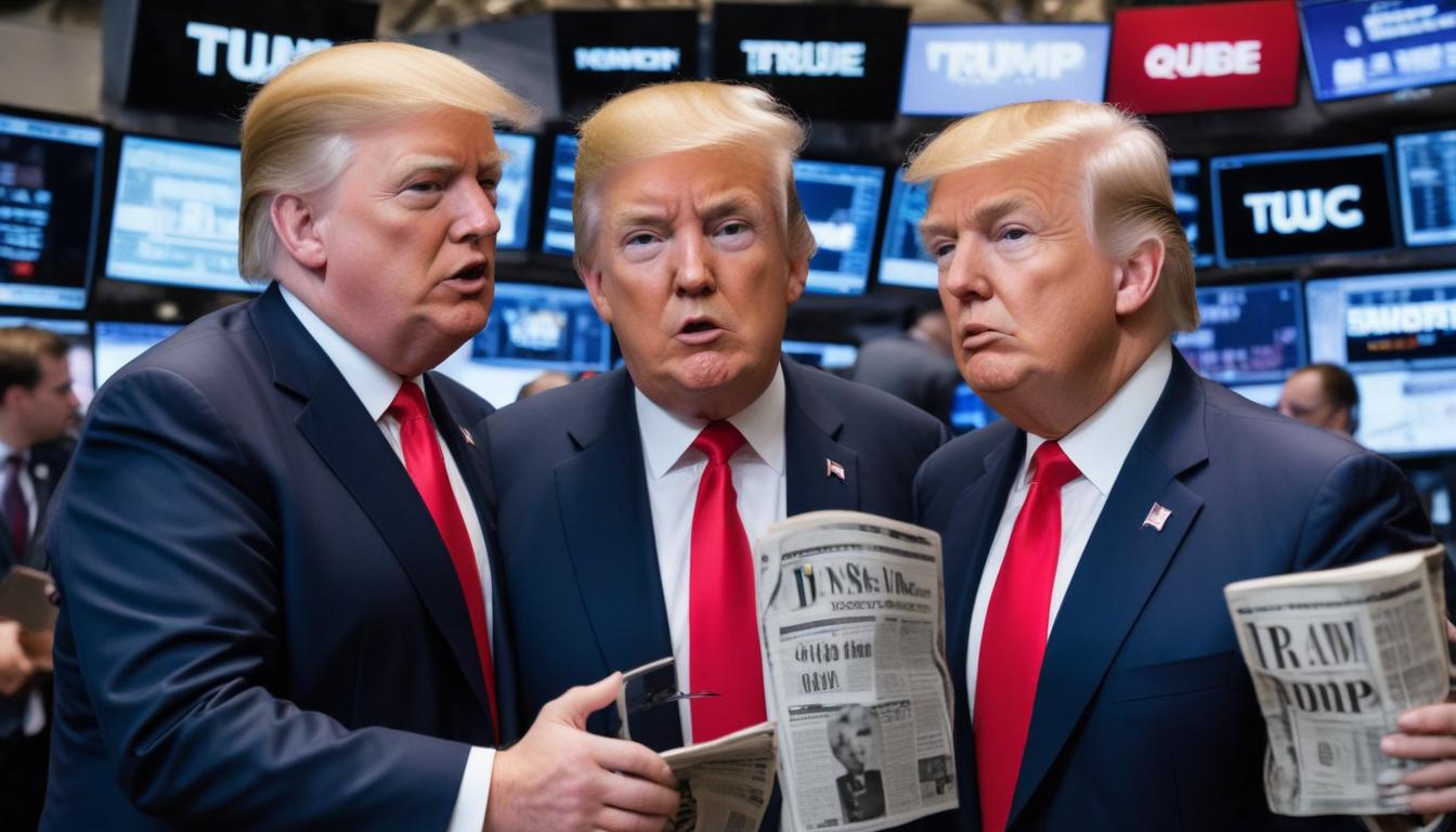 Trump Media против Qube: Обвинения в манипуляциях РЫНКОМ потрясают акции DJT! 🚨 | Cryptodamus.io