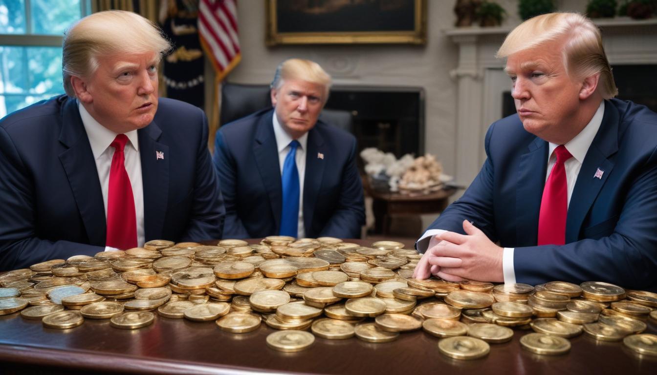 Ужин Трампа с инвесторами мемкоинов: скачок TRUMP и этический скандал! | Cryptodamus.io