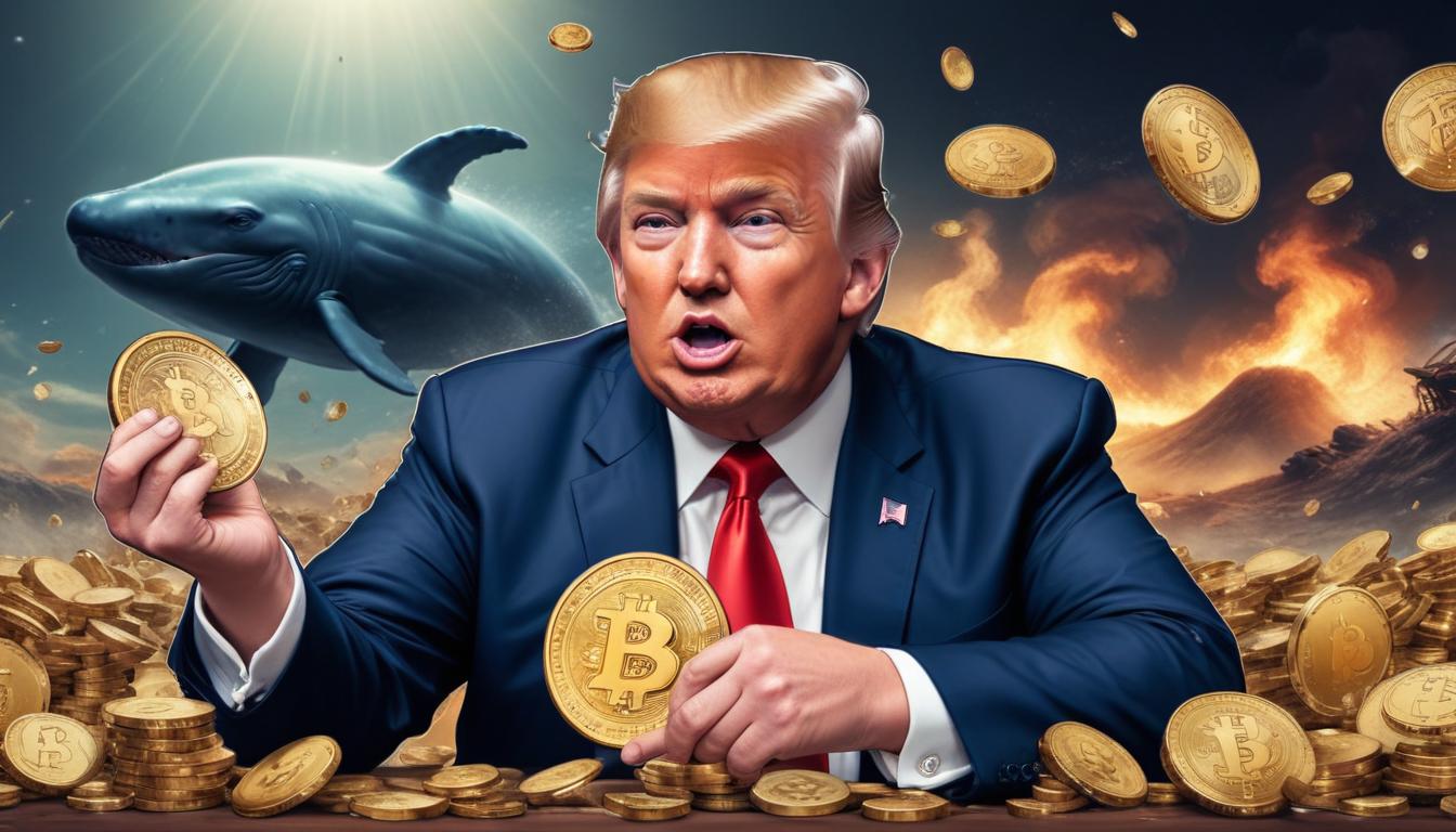 TRUMP Token's Wild Ride: Whales, Dinner Dates & Short Squeezes! 🚀 | Cryptodamus.io